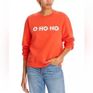 KULE The Raleigh Sweatshirt Vibrant Orange Crew Neck XS